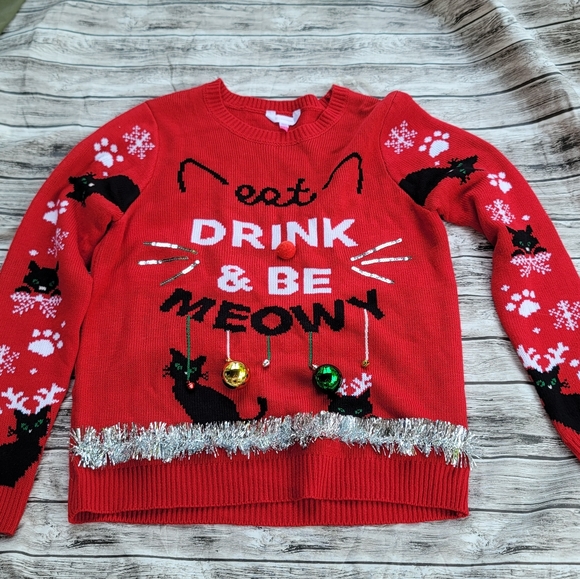 Sweaters - holiday Cat Sweater